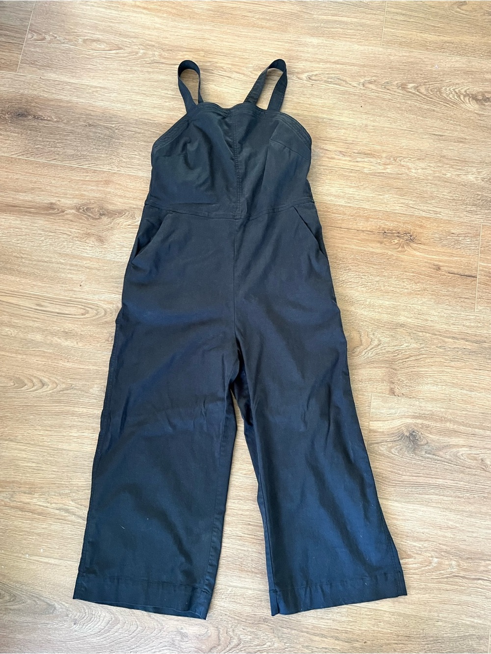 dip Black Wide-Leg Strappy Jumpsuit